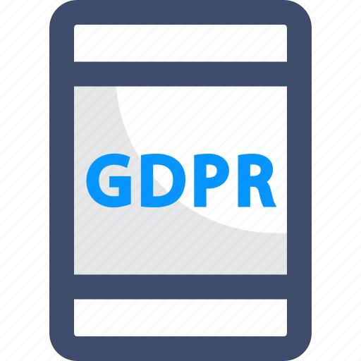Data storage, gdpr, mobile phone, mobile security, personal data icon - Download on Iconfinder
