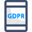 data storage, gdpr, mobile phone, mobile security, personal data 