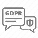 compliance, gdpr, message, popup, privacy