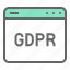 gdpr, interface, law, protection, regulation, window 