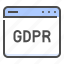 compliance, gdpr, interface, law, protection, regulation, window 