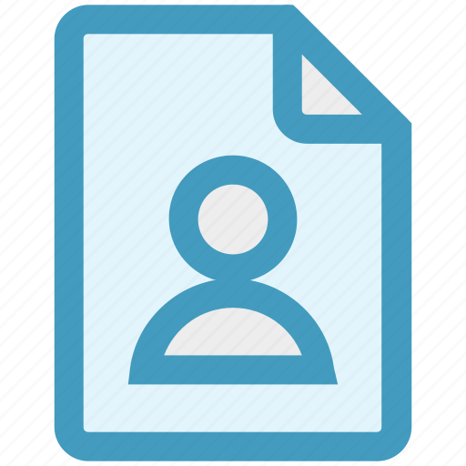 Documents, file, home page, man, page, sheet, user icon - Download on Iconfinder