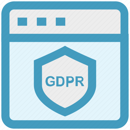 Gdpr, internet, protection, safety, security, shield, webpage icon - Download on Iconfinder