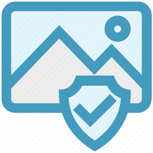 Accept, image, landscape, photo, picture, security, shield icon - Download on Iconfinder