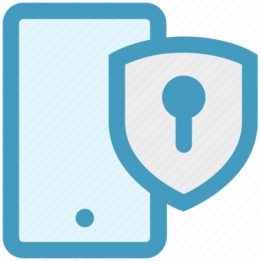Lock, mobile, phone, protection, security, shield, smartphone icon - Download on Iconfinder