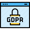 data, gdpr, lock, page, protection, security, web, website 