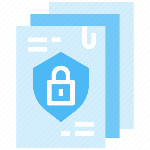 Data, document, file, lock, protection, security icon - Download on Iconfinder