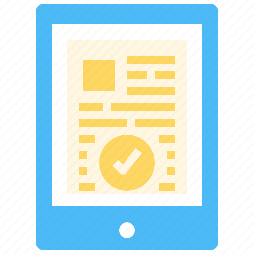 Data, document, file, online, protection, tablet icon - Download on Iconfinder