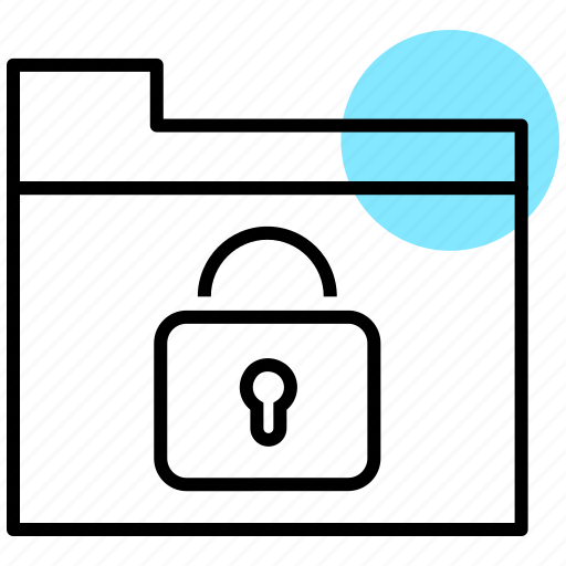 Data privacy, folder, gdpr, locked, private, protection icon - Download on Iconfinder