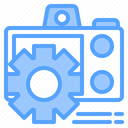 Camera, file, folder, gear, lock, search, tool icon - Download on Iconfinder