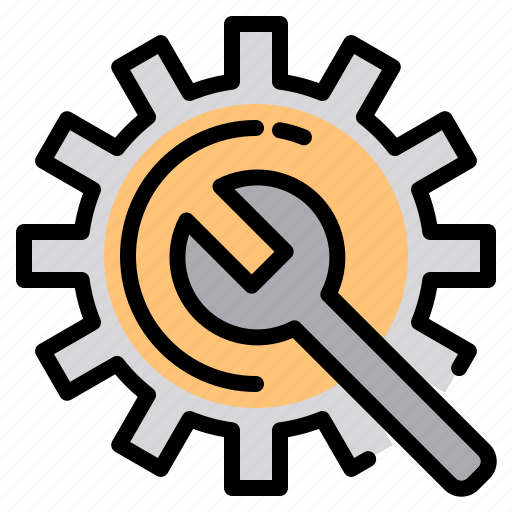 Electronic, file, folder, gear, lock, search, tool icon - Download on Iconfinder