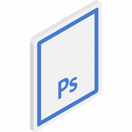 Adobe photoshop, file, files, isometric, photoshop, psd icon - Download on Iconfinder