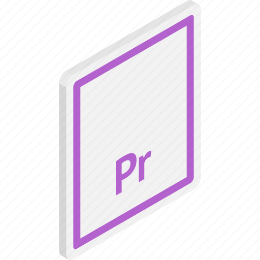 Adobe premier, files, isometric, premier, premier file, video, video file icon - Download on Iconfinder