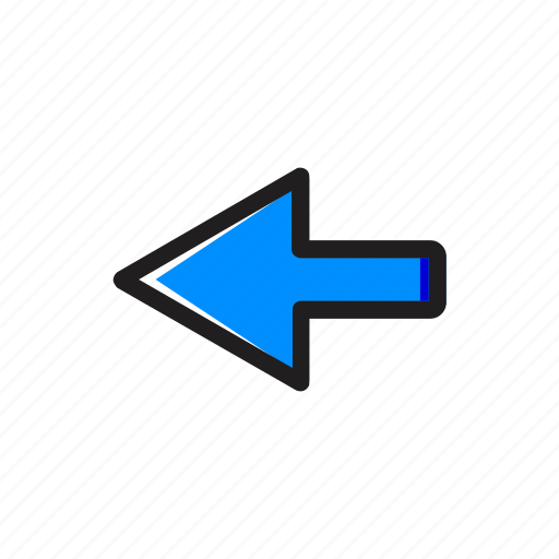 Arrow, direction, left, location, navigation icon - Download on Iconfinder