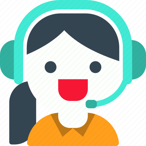 Customer, service, woman, female, girl, support icon - Download on Iconfinder