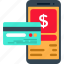 card, credit, mobile, money, payment, phone, smartphone 