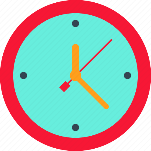 Clock, time, hour, schedule, wall, watch icon - Download on Iconfinder