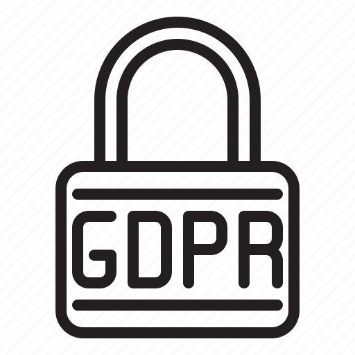 Gdpr, key, lock, locked, padlock, protection icon - Download on Iconfinder