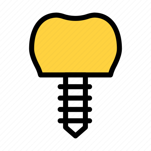 Teeth, implant, dentist, dental, tools icon - Download on Iconfinder