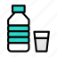 water, drink, bottle, glass, juice 