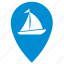 boat, geo, location, place, pointer, ship, navigation 