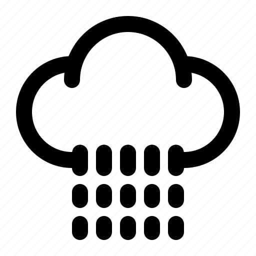 Rain, rainy, raining, weather, wet, cloud, nature icon - Download on Iconfinder