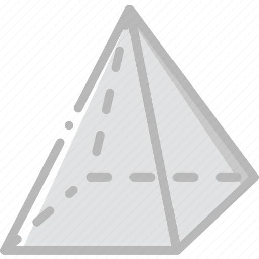 Drawing, form, geometry, pyramid, shape icon - Download on Iconfinder