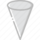 cone, drawing, form, geometry, shape