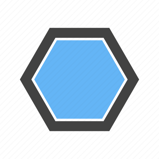 Corners, hexagon, with icon - Download on Iconfinder