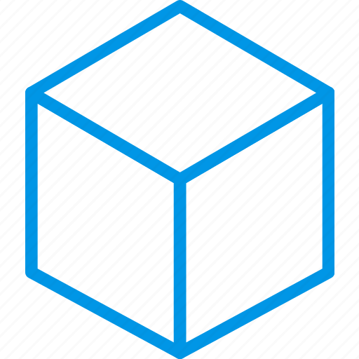 Cube, drawing, form, geometry, shape icon - Download on Iconfinder