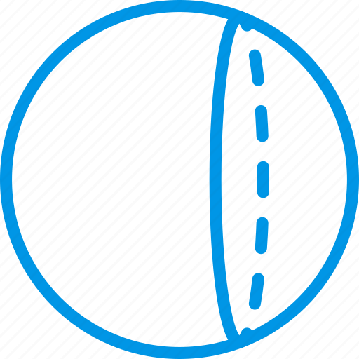 Drawing, form, geometry, half, shape, sphere icon - Download on Iconfinder