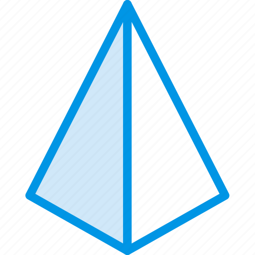 Drawing Form Geometry Pyramid Shape Icon Download On Iconfinder