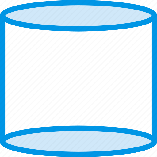 Cylinder, drawing, form, geometry, shape icon - Download on Iconfinder