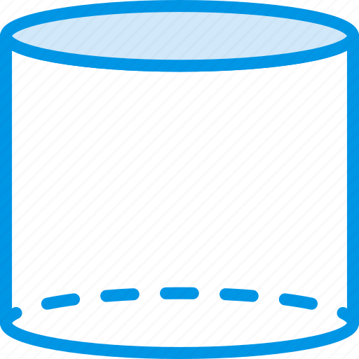 Cylinder, drawing, form, geometry, shape icon - Download on Iconfinder