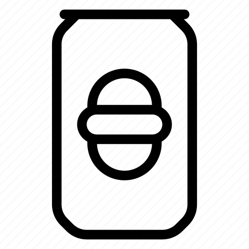 Cola tin, soft drink, sweetened drink, carbonated drink, airtight drink icon - Download on Iconfinder