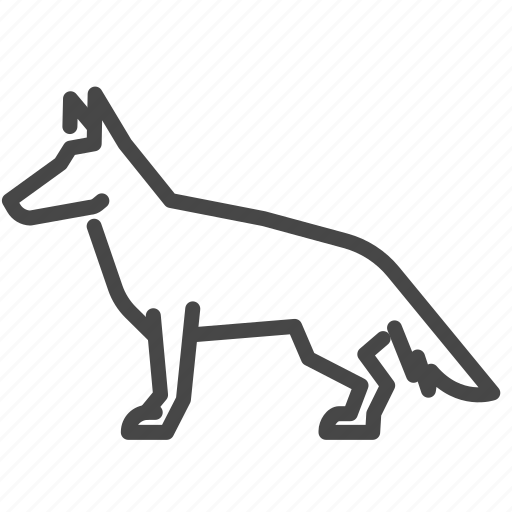 Alsatian, dog, german, german shepherd, germany, pet icon - Download on Iconfinder