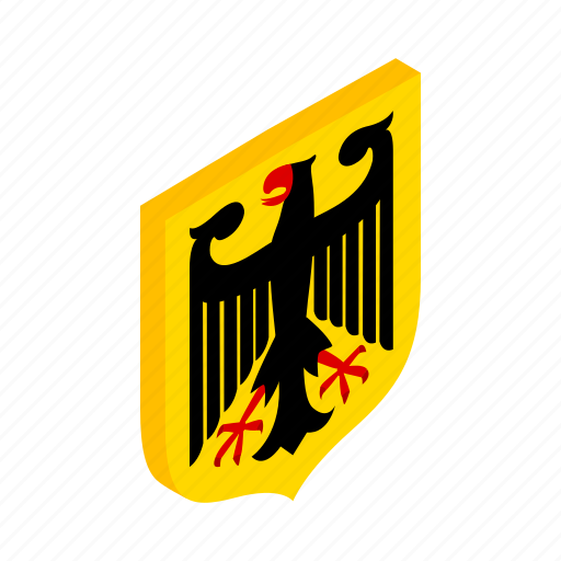 Coat, country, eagle, german, germany, isometric, official icon - Download on Iconfinder