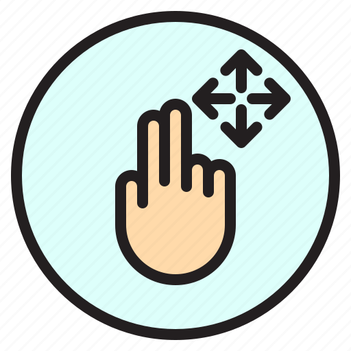 Creen, finger, gesture, mobile, move icon - Download on Iconfinder