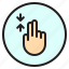 creen, finger, gesture, mobile, scroll 