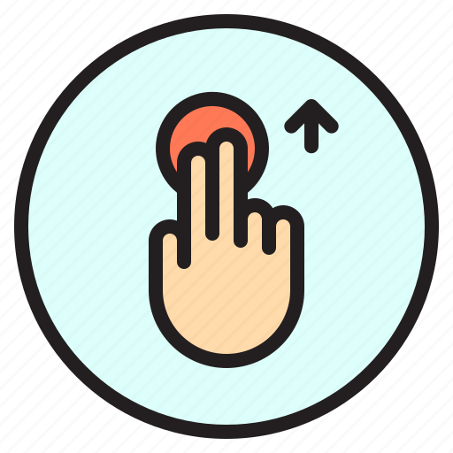 Creen, finger, gesture, mobile, touch, up icon - Download on Iconfinder