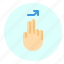 creen, finger, gesture, mobile, right, tab 