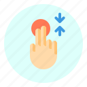 creen, finger, gesture, mobile, scroll, touch