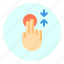 creen, finger, gesture, mobile, scroll, touch 