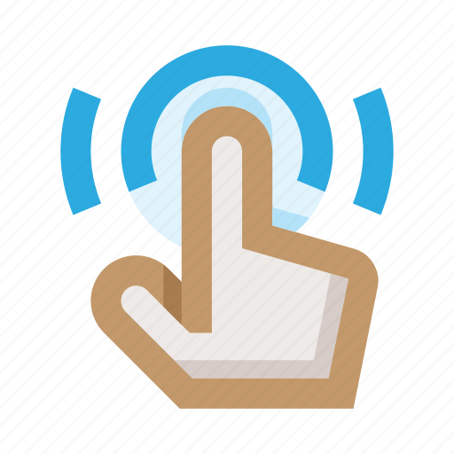 Touch, gesture, double, tap, finger, click, interaction icon - Download on Iconfinder