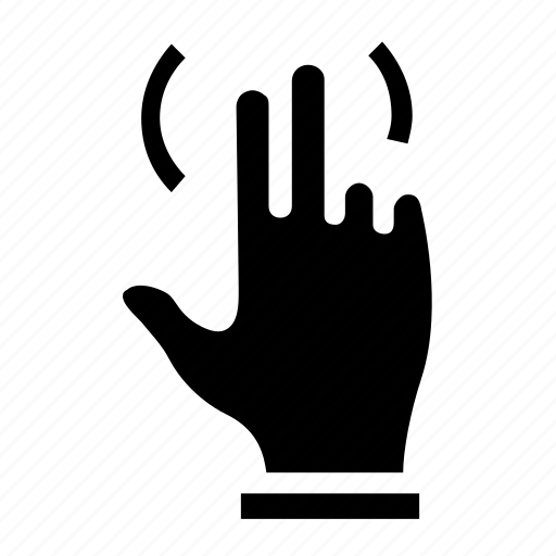 Click, hand gesture, movement, touch, cursor, fingers icon - Download on Iconfinder