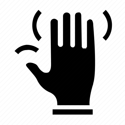 Hand, print, hand gesture, movement, touch, fingers icon - Download on Iconfinder
