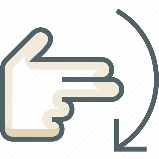 Finger, flick, gestureworks, two, up icon - Download on Iconfinder