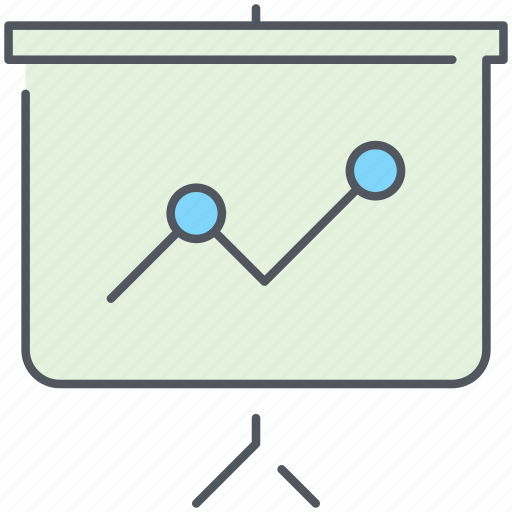 Analytics, business, gain, line chart, presentation, report, statistics icon - Download on Iconfinder