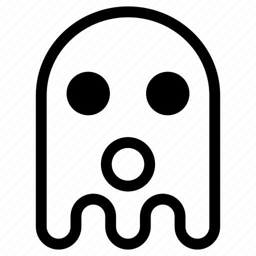 Emoji, emoticon, ghost, wow icon - Download on Iconfinder