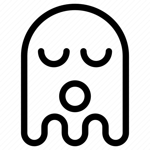 Emoji, emoticon, ghost, sad, wow icon - Download on Iconfinder